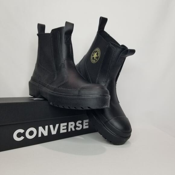 Converse CTAS  Lugged Chelsea Boot Women Size 6 Black A08453C NWT - Picture 1 of 8